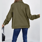 Jacqueline Green Zip Up Button Flap Pocket Shirt Collar Jackets