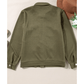 Jacqueline Green Zip Up Button Flap Pocket Shirt Collar Jackets