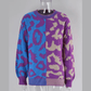 Lenaya Leopard Lines Colorblock Knit Sweater - 3 Colors