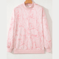 Peydon Pink Camo Mock Neck Baggy Sweatshirt