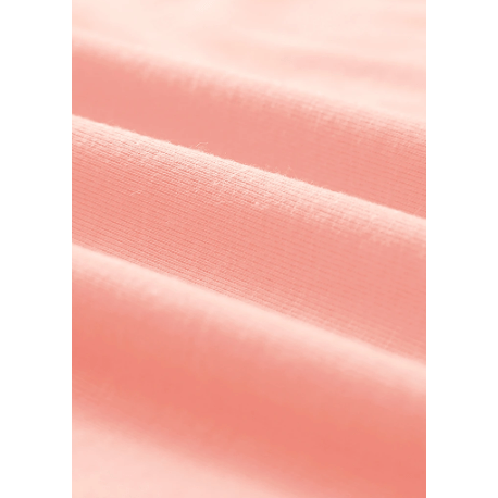 Valeria Pink Casual Plain Crew Neck Tee