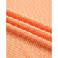 Jackie Grapefruit Orange Waffle V Neck Short Sleeve Knit Top