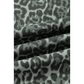 Melba Dark Grey Leopard Frayed Edge Wide Leg High Waist Jeans