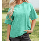 Ronda Mint Green Cotton Mineral Washed Oversize Tee