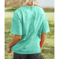 Ronda Mint Green Cotton Mineral Washed Oversize Tee