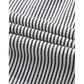 Kaycee Black Striped Ruffle Short Bubble Sleeve Shirt