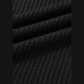 Ava Carbon Grey Waffle Knit Seam Detail Color Block Patchwork Short Sleeve Top