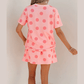 SALE!!!  Blythe Pink Polka Dot Short Sleeve Top Casual Skort 2pcs Outfit