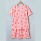 SALE!!!  Blythe Pink Polka Dot Short Sleeve Top Casual Skort 2pcs Outfit