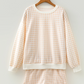 Payton Yellow Plaid Baggy Pullover Drawstring Casual Shorts 2pcs Outfit