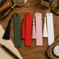PU Leather Tassel Bookmarks - 4 Colors