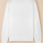 White MERRY Letter Pattern Christmas Raglan Sleeve Sweater