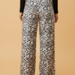Shenaye Leopard Print Wide Leg Full Length Pants