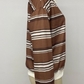 Dasha Timeless Brown‑Stripe Polo