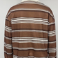 Dasha Timeless Brown‑Stripe Polo