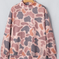 Adara Brown Camouflage Western Style Pullover Sweatshirt