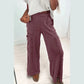 Tonisha  Red Mineral Wash Cargo Patched Pocket Utility Sweatpants