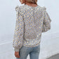 DESTASH Kimberly Long Sleeve Leopard Blouse