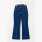 Agnes Center Seam Deep Wash Straight Jeans