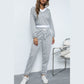 Alyx Cropped Two Piece V Neck Jogger Set