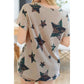 Amber Khaki Camo Star Print Short Lounge Set
