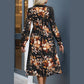 Amelia Mid Length Autumn Floral Dress