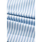 SALE!!!  Kadine Sky Blue Stripe Shirred Detail Half Placket Collared Long Sleeve Fall Shirt