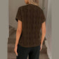 Ana-Lei Chestnut Breeze Textured Top