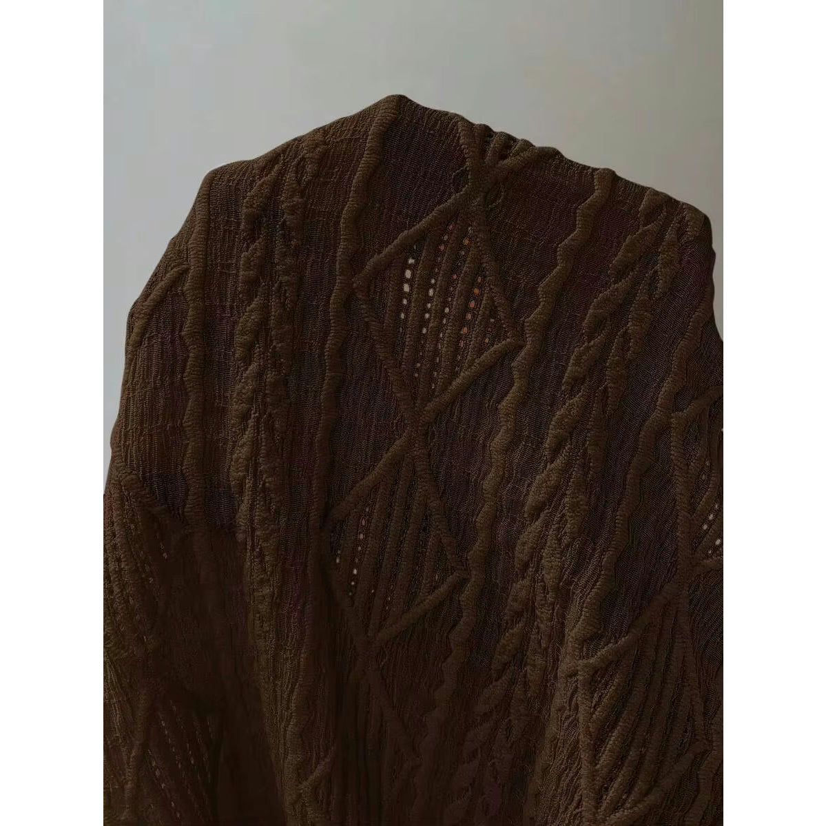 Ana-Lei Chestnut Breeze Textured Top