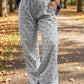 Andi Floral Print Elastic Waist Full Length Regular Pants