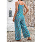 Anita Floral Print Spaghetti Straps Loose Pocketed Jumpsuit