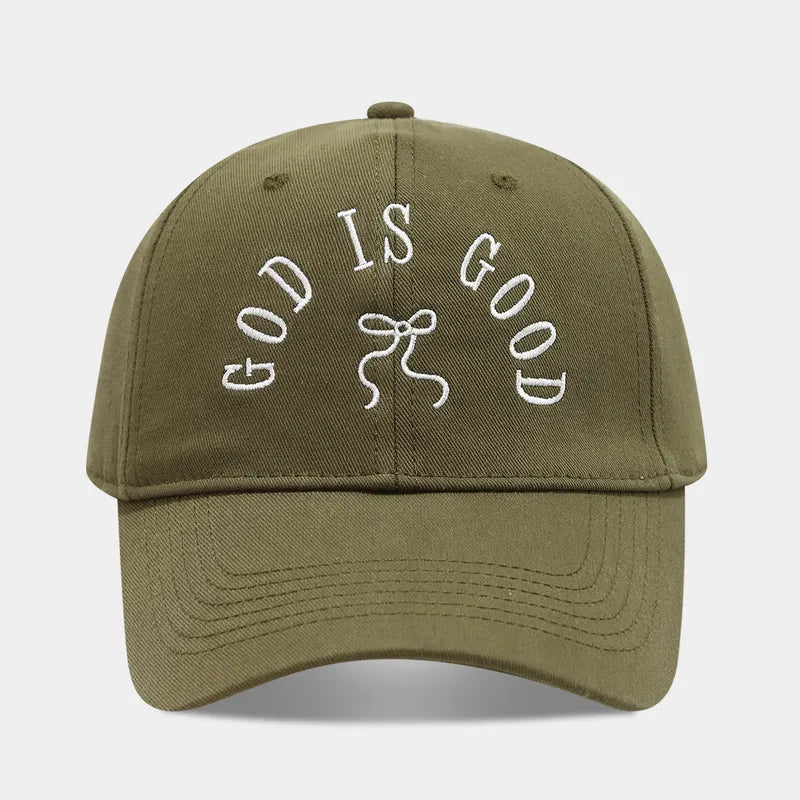 God is Good Embroidered Baseball Cap - 9 Colors