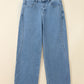 Ashbury Dusk Blue Side Seam Rivet Detail Ankle Length Casual Jeans