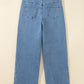 Ashbury Dusk Blue Side Seam Rivet Detail Ankle Length Casual Jeans