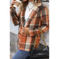 Ashlyn Retro Plaid Print Lapel Suit Jacket