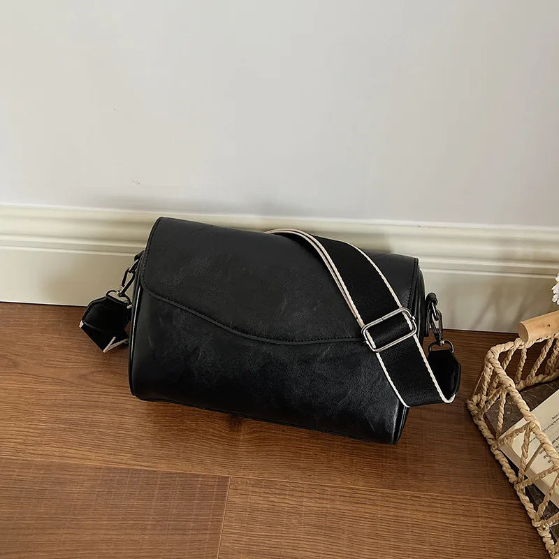 Autumn Pillow Shape PU Leather Bag - 4 Colors
