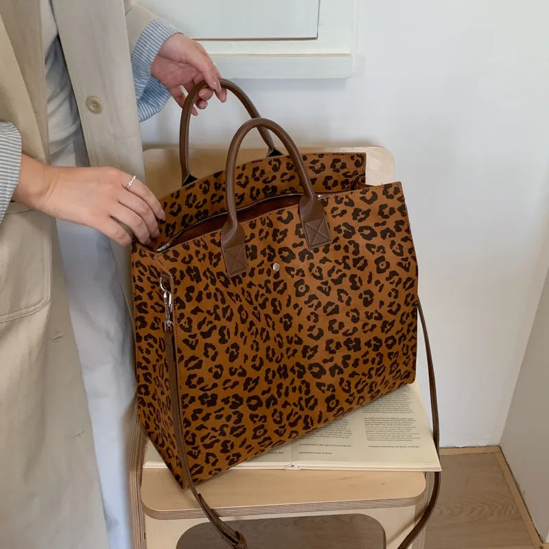 Faux Suede Structured Tote - 3 Colors