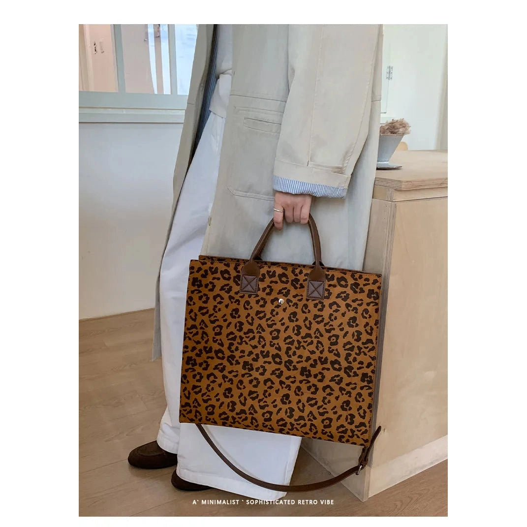 Faux Suede Structured Tote - 3 Colors