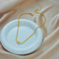 18K Real Gold Plated Orb Pendant Necklace
