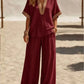 Barbie Wine Breeze & Border Two‑Piece Lounge Set