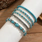 Turquoise Beaded Bracelet Set
