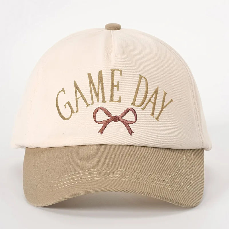 Game Day Embroidered Baseball Cap - 6 Colors