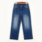 Berta Seam Detail Raw Hem Ankle Length Jeans