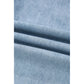 Beryl Blue Bow Knot Side Detail Straight Leg Loose Jeans