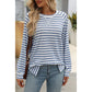 Bethany Blue Stripe Long Sleeve Shirt