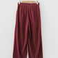 Bethy Elastic Waist Drawstring Corduroy Casual Pants