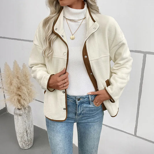 Bev Fleece Standup Collar Jacket