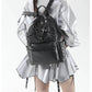 Chevelle Crisscross Stud Detail PU Leather Backpack - 4 Colors