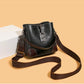 Carsyn Adjustable Strap PU Leather Bucket Bag - 2 Colors