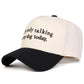 I'm Only Talking to My Dog Today Embordered Baseball Cap - 2 Colors